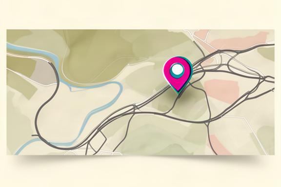 Mappa di Colle di Val d'Elsa con indicatore dello studio